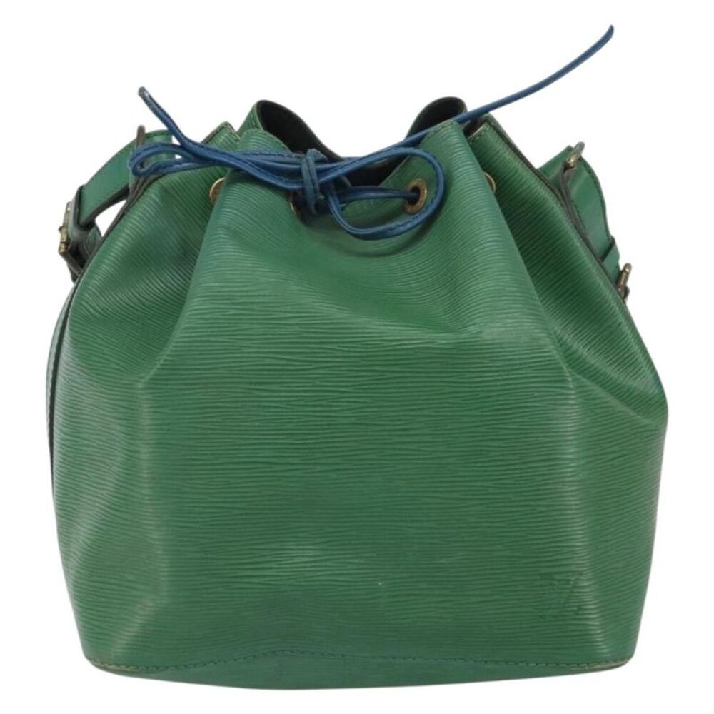 Louis Vuitton Petit Noe Epi Leather Green Leather Shoulder Bag Bag